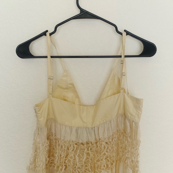 HOUSE OF AAMA Anancy Panelled Silk Maxi Dress Ivory 4 - Picture 9 of 11